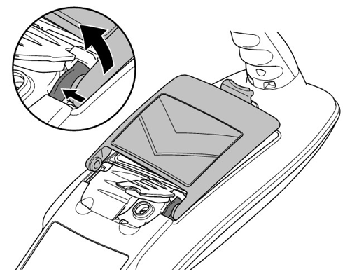 repeat press of retaining latch